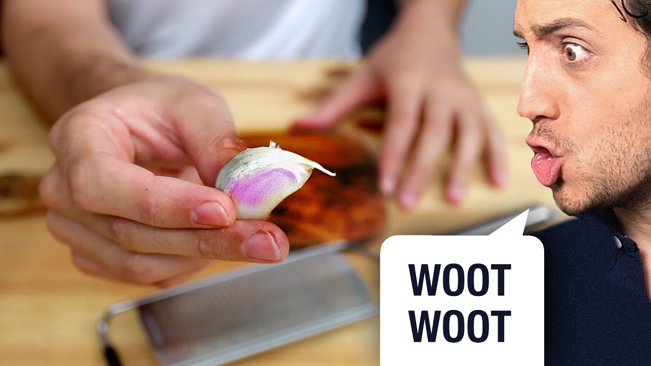 Kitchen Hack Easy Garlic Crushing ! YouTube