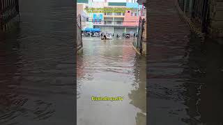 Baha Or Flooded Infront Of Camella Homes Bulakan Bulacan Philippines