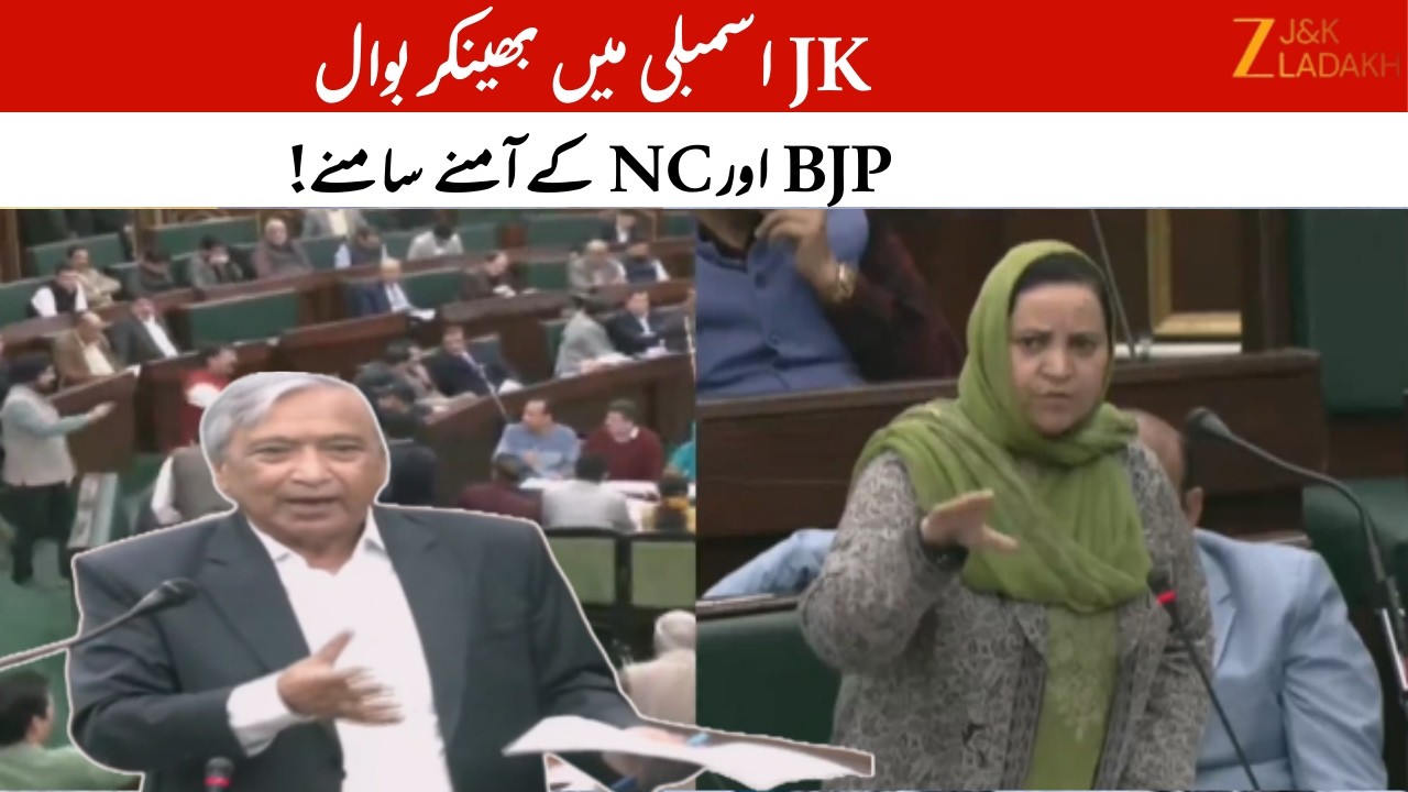 BJP vs NC Clash in J&K Assembly! Heated Debate Over Hill Certificate Issue