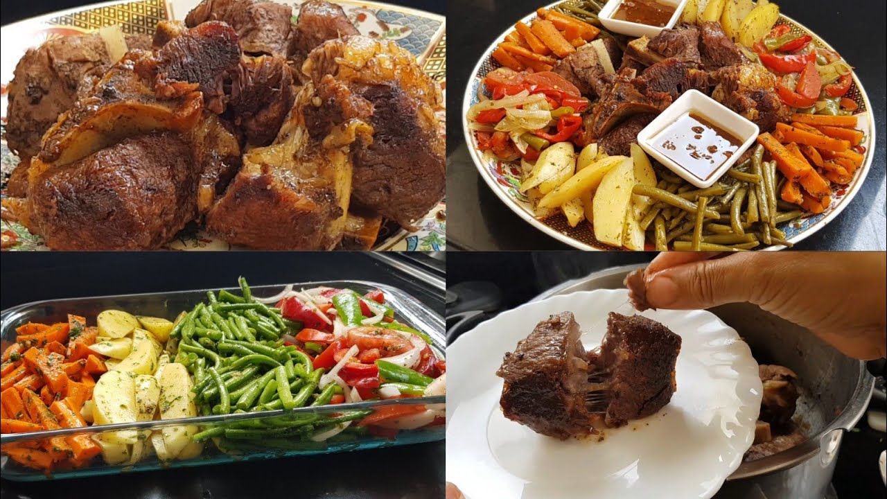 اللحم فالكوكوت بلا ثوابل كيجي محمر ومجمر مع حضر فالفرن بطريقة سهلة وسريعة