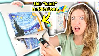 I Tried MEGA VIRAL Squeegee Art Hack from TIK TOK…