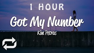[1 HOUR 🕐 ] Kim Petras - Got My Number (Lyrics)