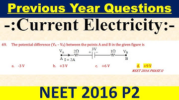 The potential difference (VA – VB) between the points A and B in the given figure is