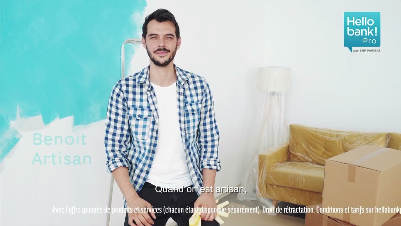 Hello bank! Pro, l’offre pour les indépendants - Artisan peintre