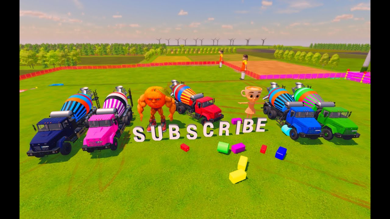 Garage With Colors - MIXER TRUCKS - FS22 - FARMING SIMULATOR 22