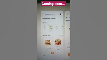 Food App Android design