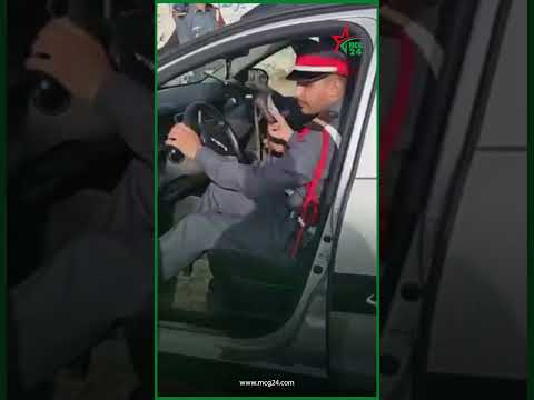 لحظة الحجز على الرموك لي داز على جوج دراري بالمحمدية