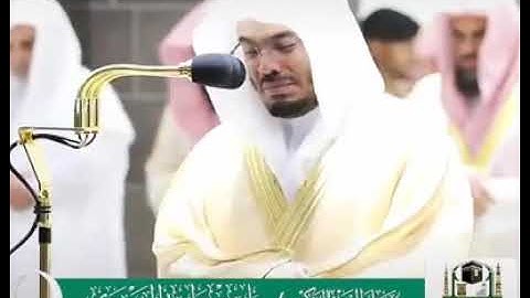 بكاء الشيخ  د. ياسر الدوسري على آيات الذبيح