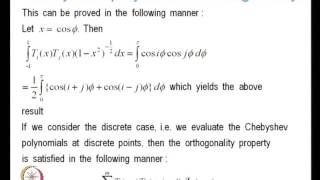 Mod-01 Lec-32 Orthogonal Polynomials