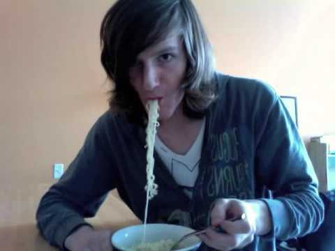 Eating Ramen Noodles Backwards