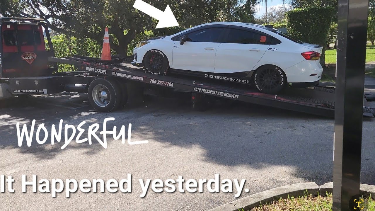 Someone hit my car part 2 #chevycruze #badnews @badnewsracing ...