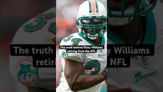 Why Ricky Williams retired from the NFL