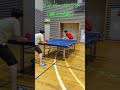 ワイパーサーブやってみた🏓②【横上回転】#shorts #youtubeshorts #卓球