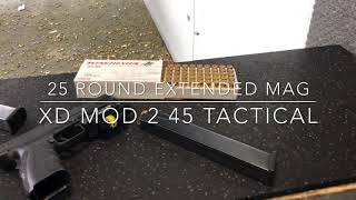 Xd45 mod 2 tactical shooting 25 round promag extended mag/200 subs appreciation