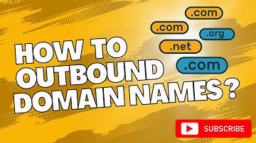 How to outbound domain names ?
