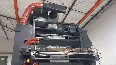 YTB-81200 8 colors stack type flexo printing machine for PE printing