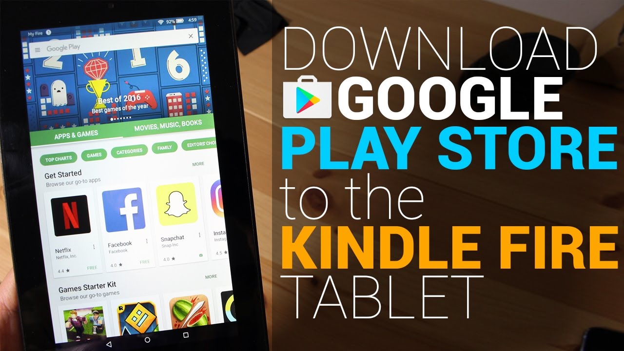 Install Google Play Store To The Kindle Fire Tablet No Root Tutorial Youtube - roblox apk kindle fire download