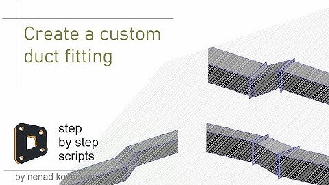 Dynamo - Create a custom duct fitting
