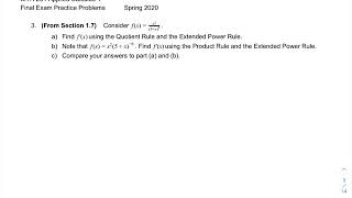MTH 261 Final Exam Review #3 part b