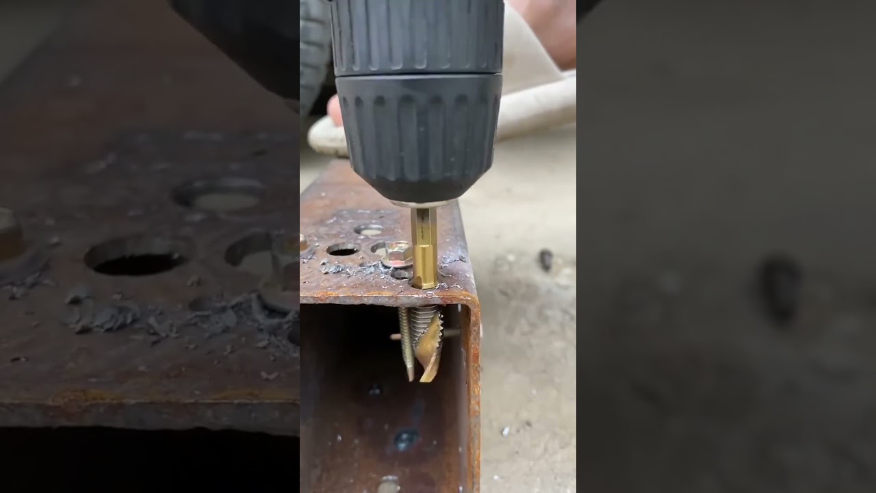 New Tools, New Gadgets: Drill and Tap Bit Set helps drill the hole and then tapping it out same time