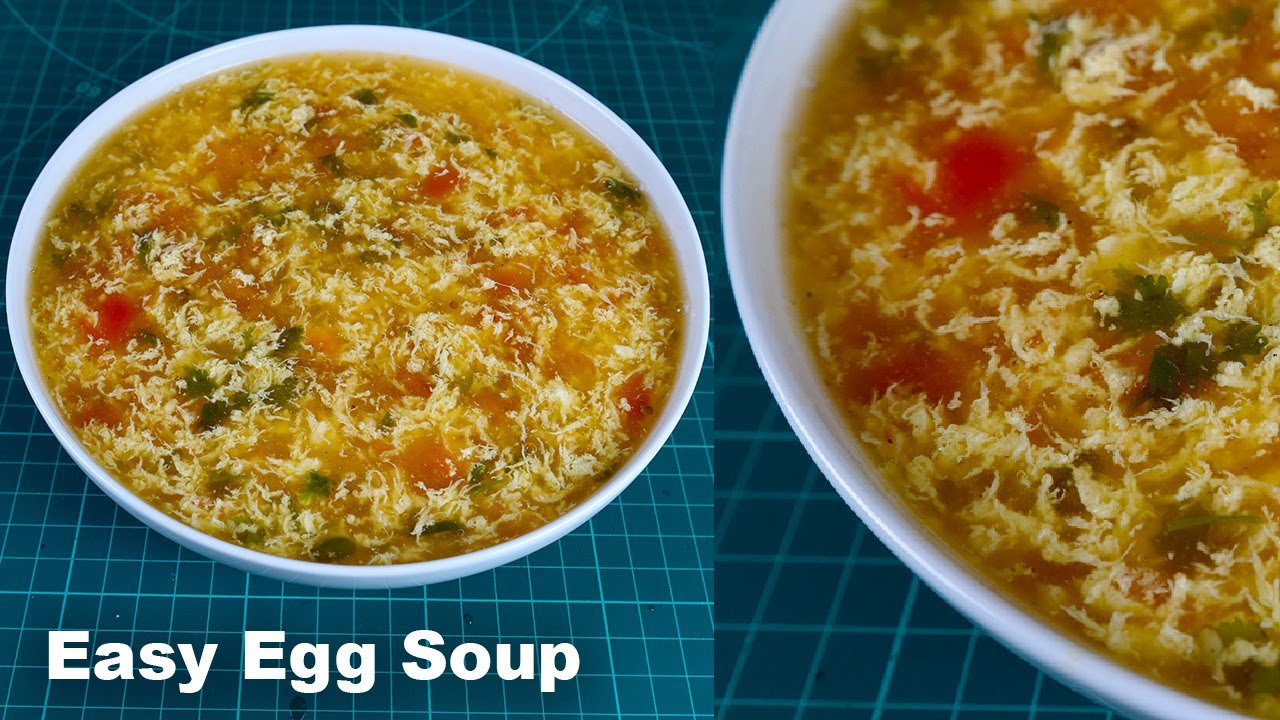 Easy Egg Soup Ready in 10 Minutes Easy Homemade Tomato Egg Soup