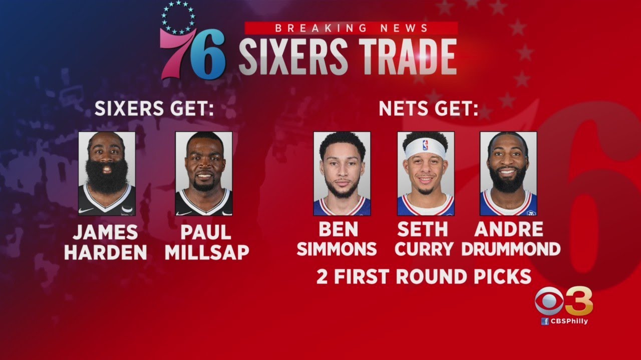 Sixers Acquire James Harden From Nets In Blockbuster Trade