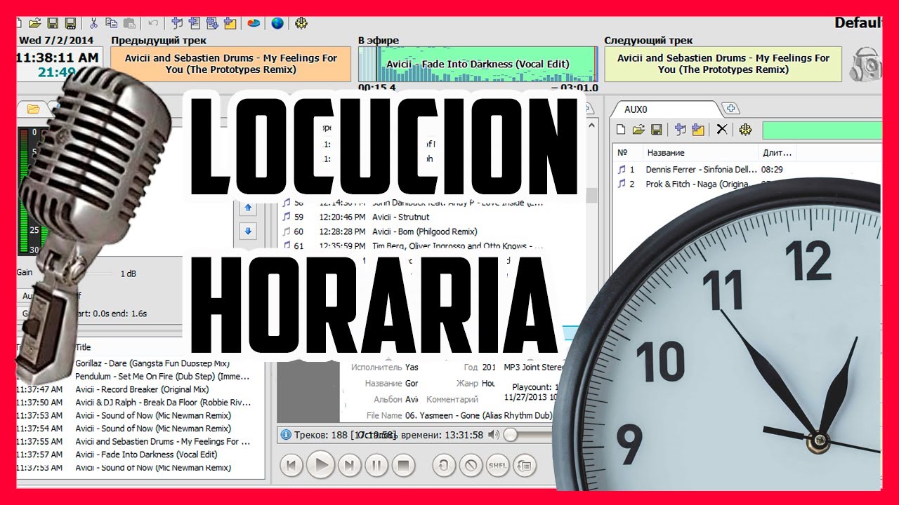 🔴Como PONER LA LOCUCION DE HORA🔴 de forma AUTOMATICA Y MANUAL en RADIO BOSS 2022👈👈👈 [FACIL Y RAPIDO]