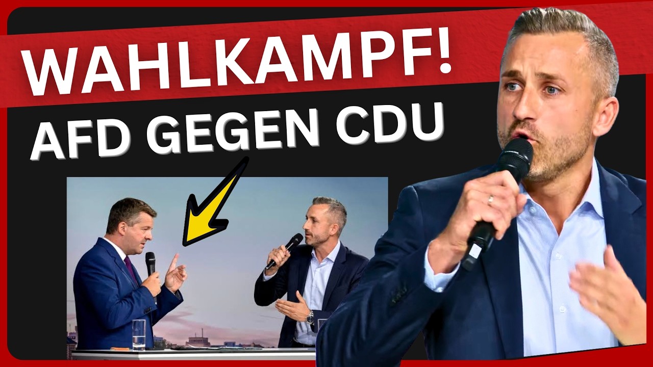 Rededuell: Siegmund zerlegt den CDU Ministerpräsidenten – live vor der Kamera in Magdeburg!