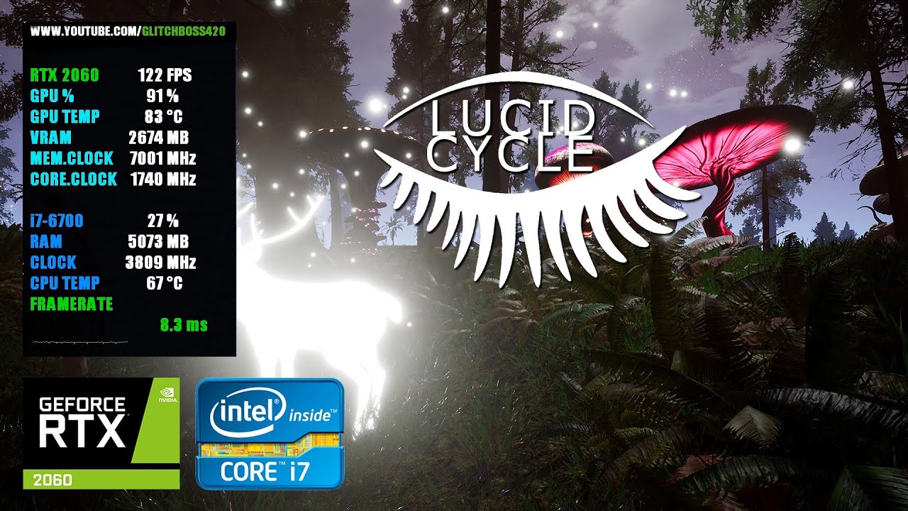 Lucid Cycle Demo | RTX 2060 6GB + i7-6700 + 16GB RAM