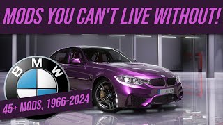 Assetto Corsa Mods You Can't Live Without│BMW Edition│Mr. Kerb's Garage Ep. 2 │45  Mods, 1966-2024 │