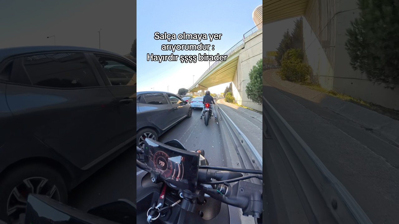 Trafikte canım sıkılırsa😅
