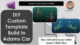 💡 DIY CUSTOM TEMPLATE BUILDER IN ADAMS CAR | Adams Car Tutorials [Watch This] |