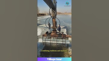Winter Ice Harvesting  #ice #winter #harvest