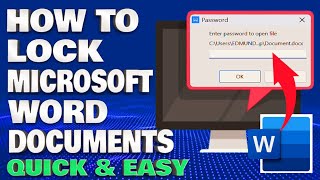 How To Lock And Protect Microsoft Word Documents | Microsoft Word Tutorial