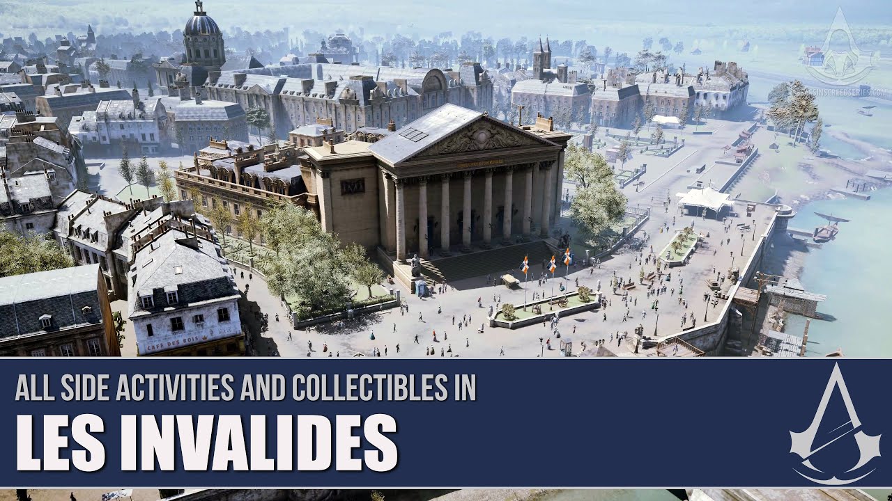 Assassin's Creed Unity All Side Activities and Collectibles in Les Invalides YouTube