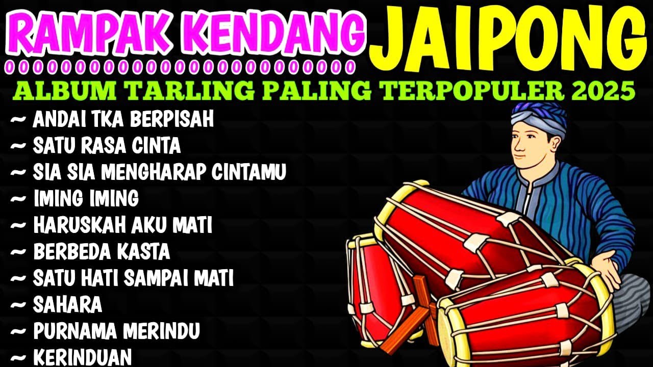 KENDANG RAMPAK JAIPONG VIRAL TERPOPULER 2025 PALING DICARI DAN ENAK BUAT SANTAI