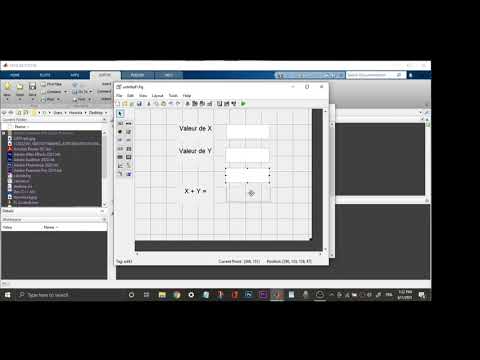 Création d'une simple interface graphique avec Matlab (GUI)