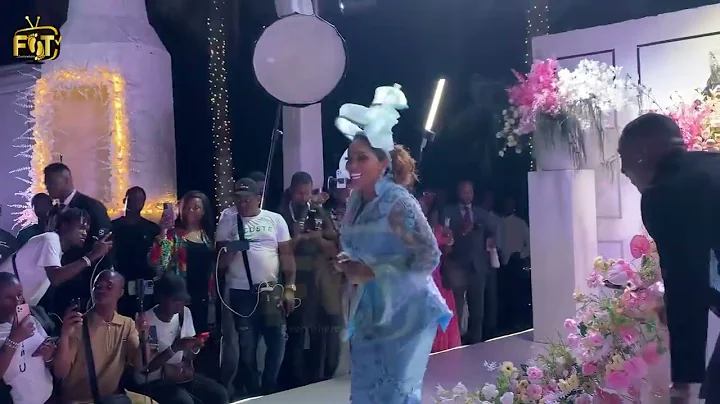 IYABO OJO DANCING WITH HER SON IN LAW. SO LOVELY. #makemefamous #love