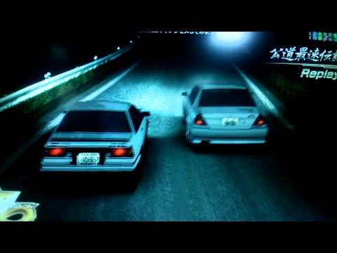 VS　ランエボ6の男　土坂復路　リプレイ　頭文字D8