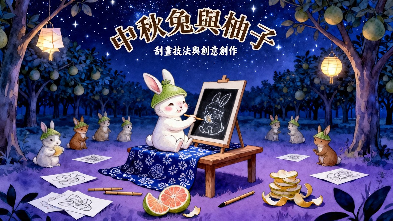 9月主題課程:中秋兔與柚子