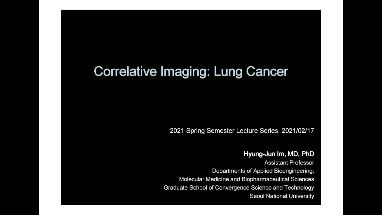 Correlative Imaging: Lung cancer