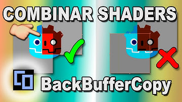Como combinar shaders en GODOT | BackBufferCopy