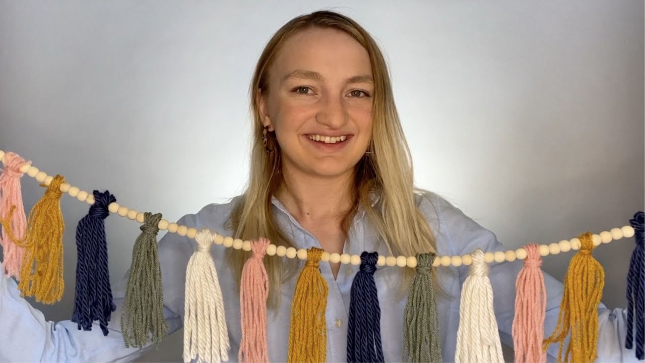 Wood Bead Tassel Garland YouTube