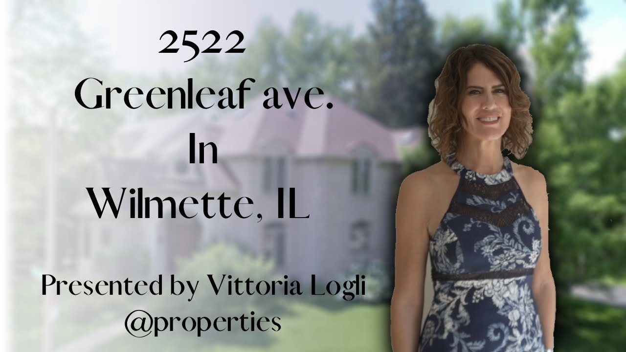 Luxury Living in Wilmette IL at 2522 Greenleaf Wilmette, IL by Real