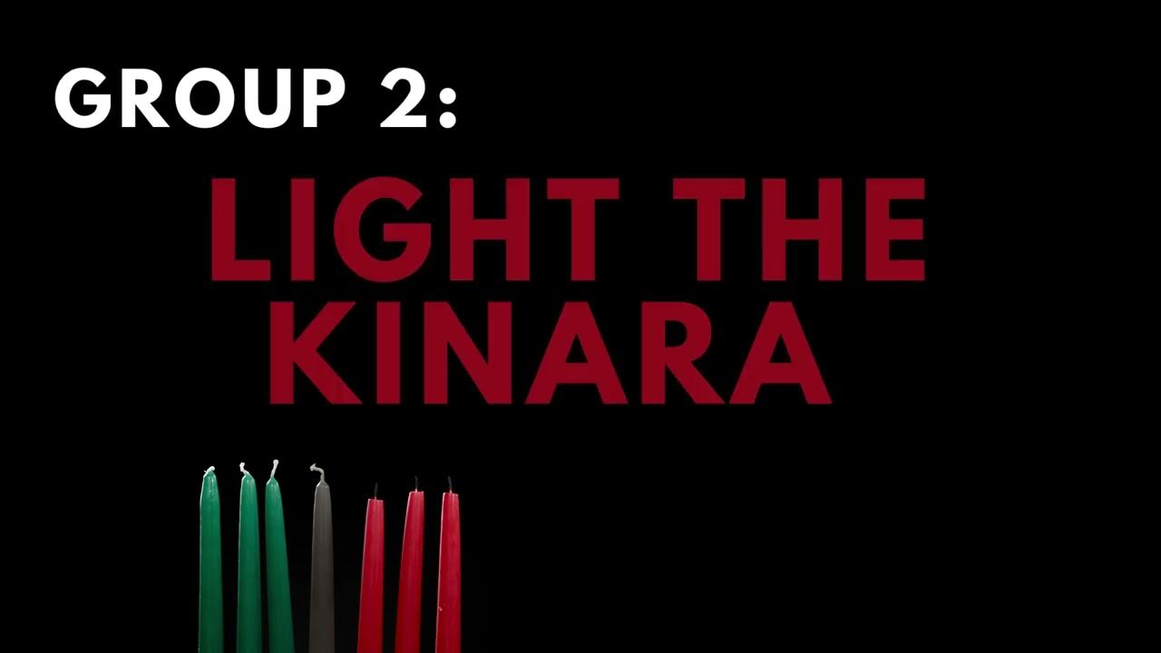 Light the Kinara for Kwanzaa - YouTube