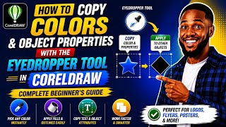How to Copy Colors and Object Properties with the Eyedropper Tool in CorelDRAW