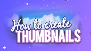 How To Create Thumbnails // Paint.net Tutorial