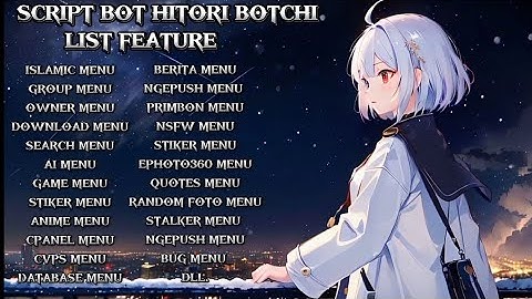 SC BOT WA || BOTCHI-BOTZ || FITUR 1500++ || PAIRING CODE || BUTTON MENU || NO ENC || NO BACKDOOR 