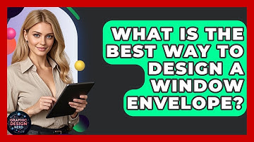 What Is The Best Way To Design A Window Envelope? - Graphic Design Nerd