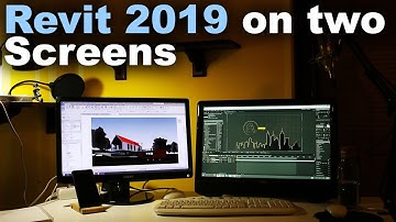 Revit 2019 on two screens dual monitors